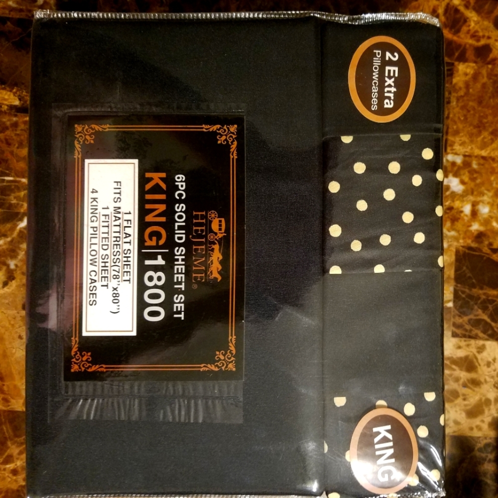 HEJEME 6 PC SOLID SHEET 1800